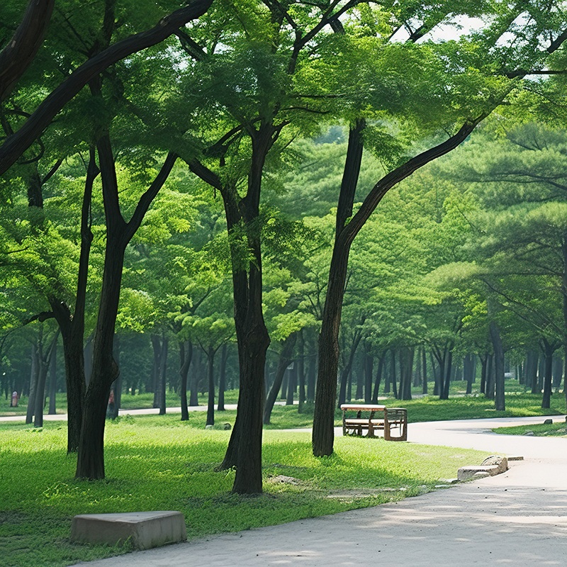 공원과 어우러진 주거단지